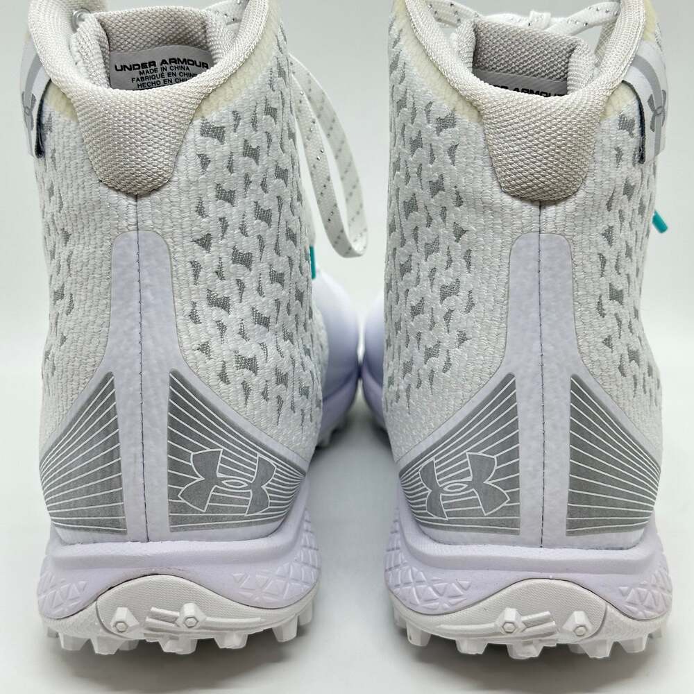 NEW! Under Armour Lacrosse Turf Cleats White Women's 9.5 - Picture 3 of 10